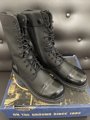 Bates Military Paracaidista 11” Bota Cremallera Lateral Negra Para Hombre Talla 8.5 Ancho E02184 Foto 1 de 4