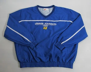 Vintage Jimmie Johnson Lowe's Pullover Jacke L blau NASCAR Winner's Circle - Bild 1 von 9
