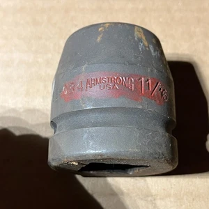 Armstrong Tools 1” Drive  1-1/16" Shallow 6 Pt Impact Socket 22-034 - C - Bild 1 von 7