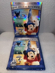 NEW Disney Best of Mickey: Fantasia/Fantasia 2000/Celebrating Mickey BLU-RAY DVD - Bild 1 von 2