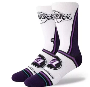 Stance Los Angeles Lakers 2022/23 City Edition Crew Socks Large Men's 9-13 - Picture 1 of 4