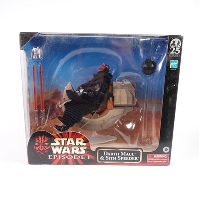 Star Wars The Black Series Darth Maul & Sith Speeder 6" Action Figure Set Hasbro - Image 1 of 4