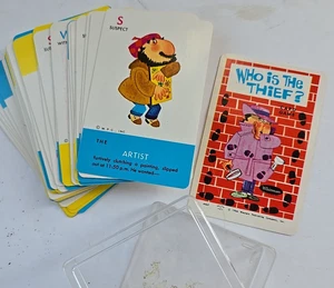 Vintage Whitman Who Is The Thief Kartenspiel komplett 1966 - Bild 1 von 3
