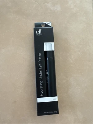 E.L.F  Studio Hydrating Under Eye Primer #81119 CLEAR 0.35oz/10g. NEW With Box - Image 1 of 4