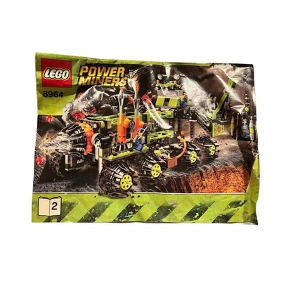 LEGO Power Miners Titanium Command Rig 8964 Complete Set Retired MANUAL ONLY - Image 1 of 2