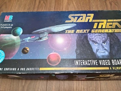 Vintage Star Trek The Next Generation TNG Interactive Video Board Game VHS | MB - Image 1 of 4
