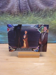 2022 Topps Star Wars Masterwork Obi Wan Kenobi Quote #OB1-10 Rainbow Foil /299 - Picture 1 of 2