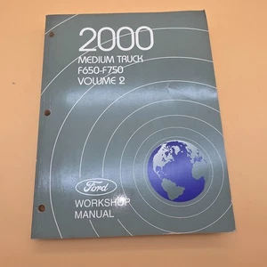 2000 Ford F650-F750 Shop Manual Volume 2 Medium Truck Service Workshop Book Nice - Picture 1 of 6