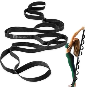 Premium robuste Stretchgurte mit Schlaufen, Dehngurt für physische Ther... - Bild 1 von 6