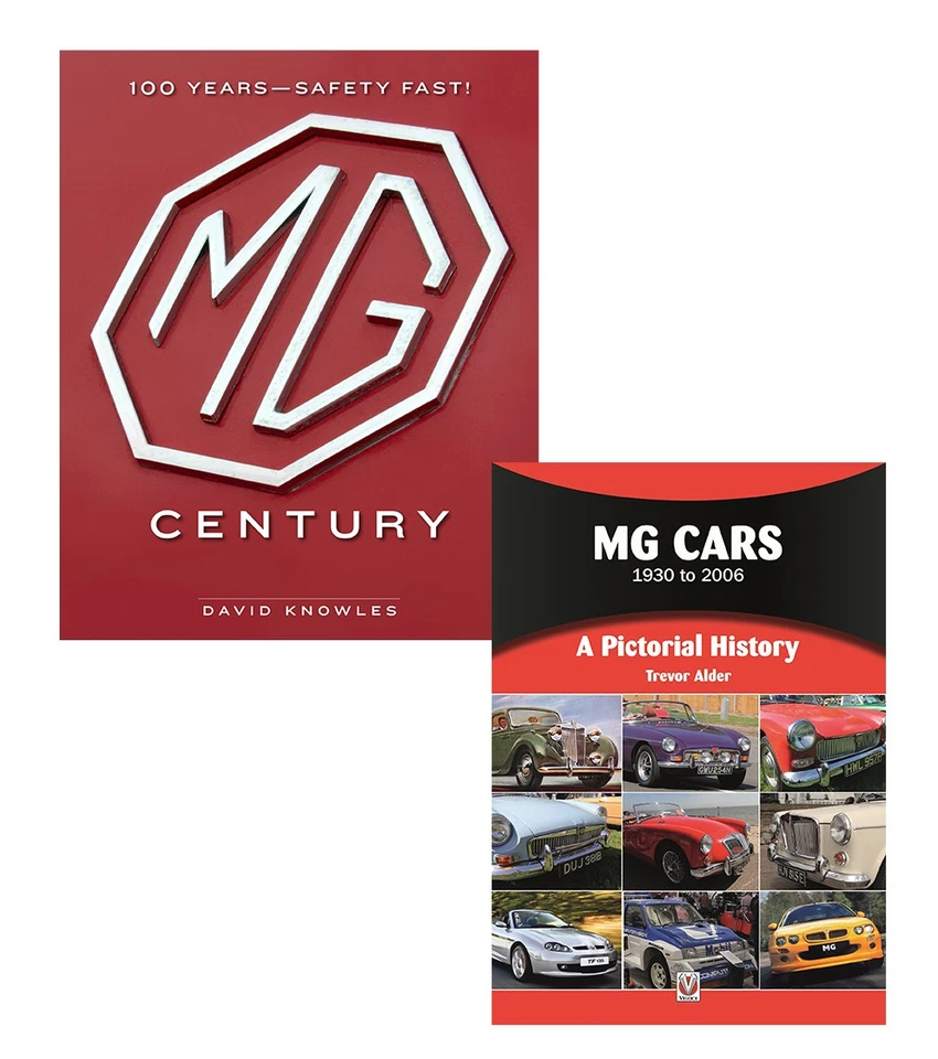 Juego de libros MG Cars 1930 a 2006 y MG Century 2 Foto 1 de 3