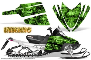 ARCTIC CAT M CROSSFIRE SNOWMOBILE SLED GRAPHICS KIT WRAP CREATORX INFERNO G - Picture 1 of 1