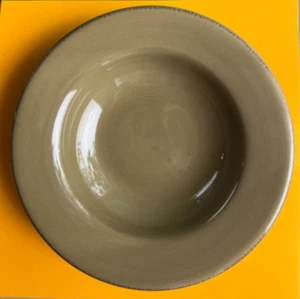 TAG SONOMA DEEP SOUP/PASTA BOWL. PLATE 10 in, FERN GREEN, IRONSTONE, COUNTRY. - Picture 1 of 10