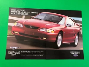 1995 1996 FORD MUSTANG GT VINTAGE ORIGINAL PRINT AD PRINTED ADVERTISEMENT - Picture 1 of 1