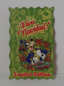 Disney Pin DLR Viva Navidad! 2018 Goofy Pin LE2000 - Picture 1 of 3