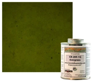 Fast Drying Concrete Stain-Professional-Easy to Use 400-600sq ft Evergreen - Picture 1 of 4