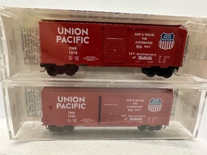 Tex-N-Rails 15th Anniversary, Union Pacific 2 Car Pack - Picture 1 of 1