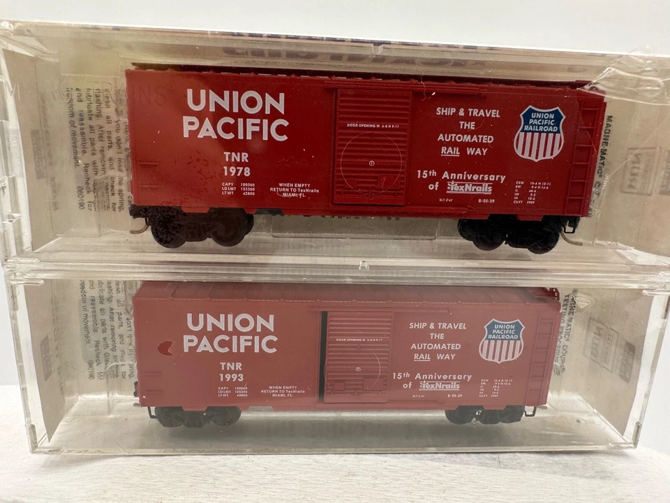 Tex-N-Rails 15th Anniversary, Union Pacific 2 Car Pack - Image 1 of 1