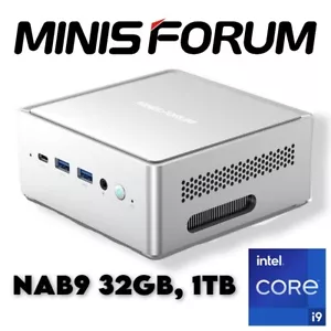 Venus Series NAB9 Mini PC, 32GB RAM 1TB, Intel Core i9-12900HK, MINISFORUM - Picture 1 of 10