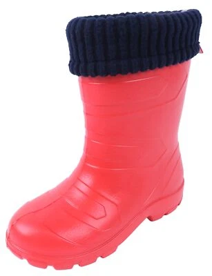 Rot-dunkelblaue Gummisiefel ASPEN LEMIGO