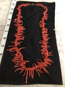 Vintage Mediterranean Coral Drop Necklace - Picture 1 of 3