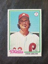STEVE CARLTON 1978 O-PEE-CHEE BASEBALL CARD #170 PHILADELPHIA PHILLIES