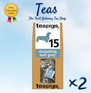 NEU TEAPIGS DARJEELING EARL GREY - 30 Teebügel - hell, Bergamotte - SCHNELLE P&P - Bild 1 von 1