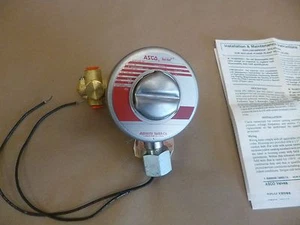 ASCO EX-PROOF SOLENOID VALVE FOR NUCLEAR POWER PLANT PILOT VALVES 206-381-4U - Picture 1 of 7