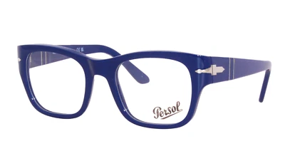 Nuevas gafas de lectura Persol 3297-V 1170 50-21 140 marcos cuadrados azules lectores Foto 1 de 4