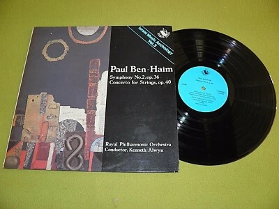 Paul Ben-Haim - Symphony No. 2 / Concerto For Strings / UK "Nimbus" STEREO EX - Image 1 of 3