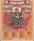 SUM 41 | SIMPLE PLAN Tour 2022 Ltd Ed New RARE Poster +BONUS Punk Rock Poster!