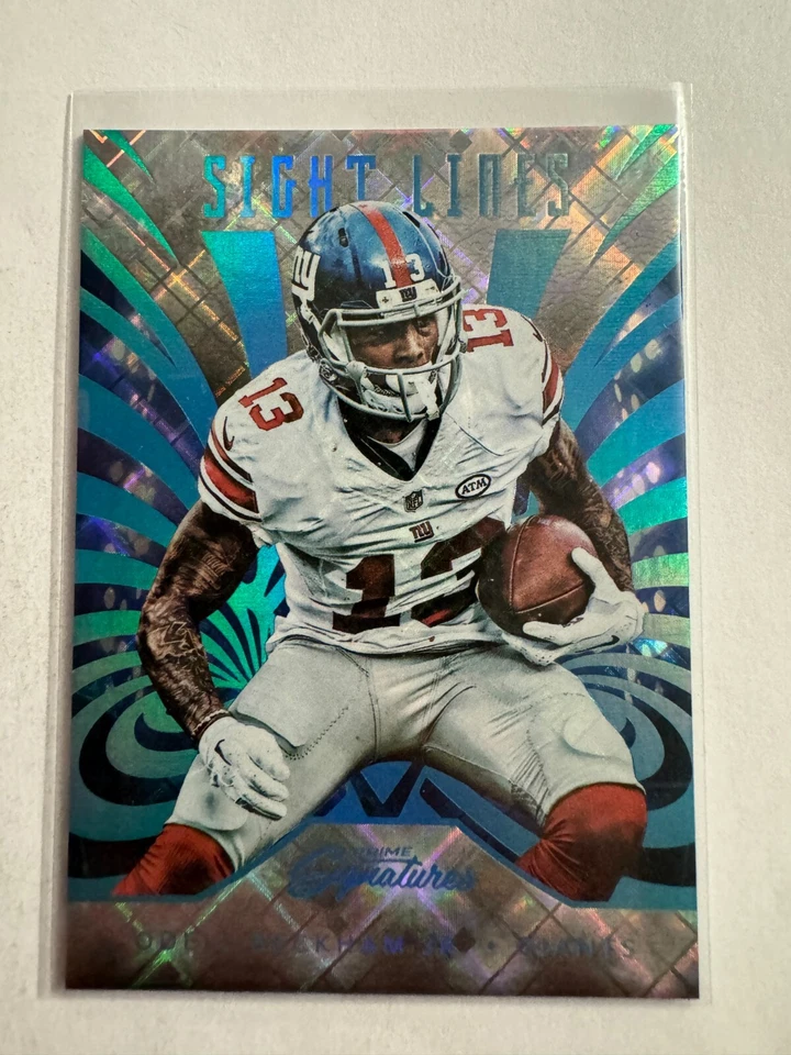 K192,829 - 2016 Prime Signatures Sight Lines Cosmic #13 Odell Beckham Jr. #/100 - Image 1 of 1