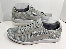 PUMA Vikky Gray Mesh Low Top Lace Up Casual Sneaker Women's Size 8.5