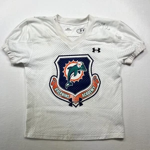 CAMISETA AUTOGRAFIADA FIRMADA MIAMI DOLPHINS ACADEMY USADA ANGUSTIADA JUVENIL L 👀 - Imagen 1 de 12