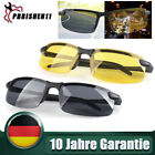 Nachtsichtbrille Autofahren Polarisiert Anti Glanz Damen Herren Pilotenbrille DE
