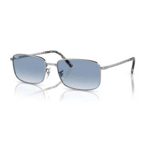 Sunglasses Ray Ban 3717 003/3F 57 18 145 Silver Blue gradient mirror Lens New 10 - Picture 1 of 10