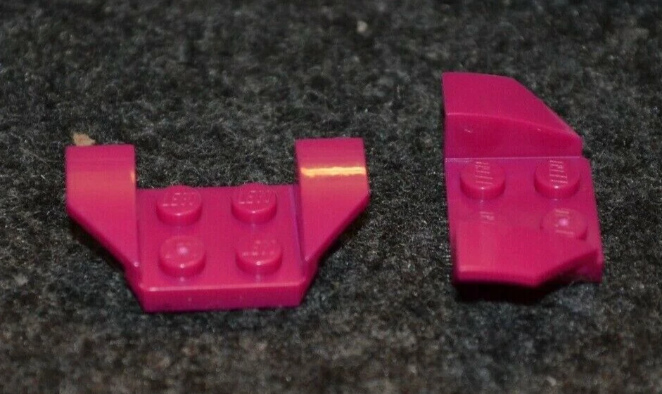 (2) 2x4 Bright Reddish Violet Car Fenders / Mudguard w/ Flare ~ New Lego Parts ~ - Image 1 of 1