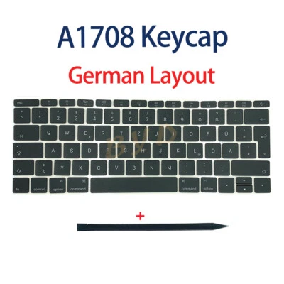 New Replacement Keyboard Keycap German For Macbook Pro Retina 13"A1708 2016 2017 - Image 1 of 4