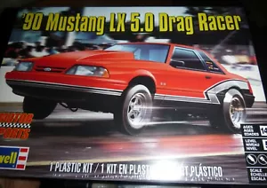 Revell 85-4195 1990 Ford Mustang LX 5.0 Drag Racer KIT 1/25 McM FS - Picture 1 of 3
