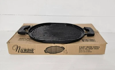 Parrilla de Hierro Fundido NUWAVE con Modelo 31104 Nueva En Caja ABIERTA Foto 1 de 4