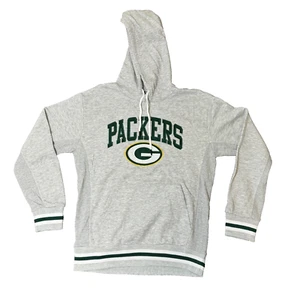 NFL Green Bay Packers bestickte graue Hoodies Größe Small Einzelhandel $ 85 neu ohne Etikett - Bild 1 von 6