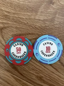 Casino Copenhagen Denmark Casino Chips Jetons Tokens - Picture 1 of 8