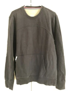 Fourlaps Men's Rush Crew Sweatshirt w/Zipper Pocket Navy Blue Medium - Exc. Cond - Picture 1 of 2