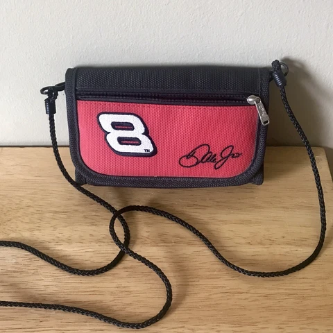 Nascar Dale Earnhardt Jr. #8 Mini Crossbody Bag Wallet Small Purse Embroidered Cover