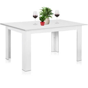 Tavolo Allungabile Cucina Sala Pranzo da 90 a 120 x60x78cm Bianco Estensibile - Foto 1 di 12