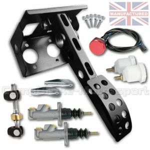 UNIVERSAL BRAKE TOP MOUNTED HYDRAULIC PEDAL BOX KIT – SPORTLINE 1-PEDAL DUAL CYL - Picture 1 of 6