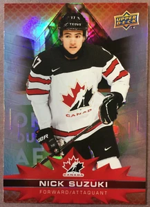 2021-22 UD Tim Hortons Team Canada #14 Nick Suzuki Montreal Canadiens - Imagen 1 de 1