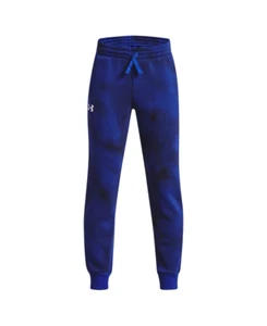 Boys 8-20 Under Armour Rival Fleece Printed Joggers, Boy's, Size: Large, Blue - Picture 1 of 3