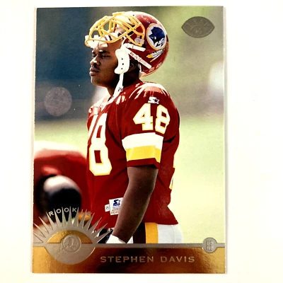 Stephen Davis 1996 Leaf Gold Foil Rookie Card #177 NFL Washington Redskins - Image 1 of 2