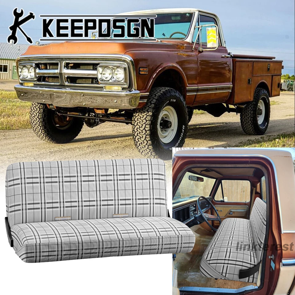 Old Truck Saddle Blanket Car Bench Seat Covers Front Full Size for GMC K2500 - Изображение 1 из 4