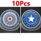 10 Pcs Challenge Coin Thank You for Your Service Commemorative Inspirational